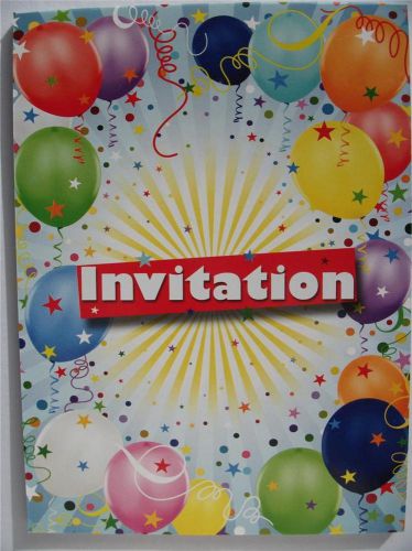 Party Invitation Note Pad Paper 25 Sheets  Any Celebrations Birthday Engagement