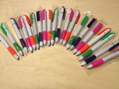 Spring colors Highlighter/Pen 2 in 1 - (Lot of 150)