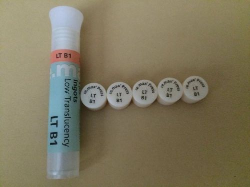 Ivoclar Vivadent e.Max Press LT B1 Low Translucency QTY 5 Ingots