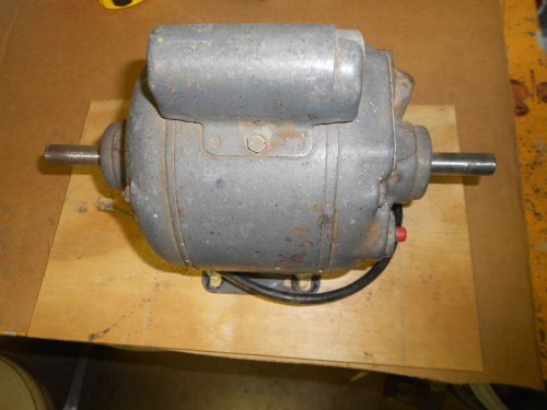 VINTAGE GE 1/2 HP ELECTRIC MOTOR-DOUBLE SHAFT -115 VOLT- 1725 RPM 5/8 Shafts 56Z