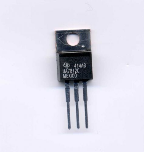 7812 Positive 12 volts  at 1 Amp Voltage Regulator  - 4 for $1.50 (UA7812C)