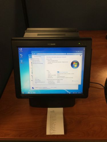 POS Bank Point of Sale Touch Screen/Built in Printer Retail/Restaurant