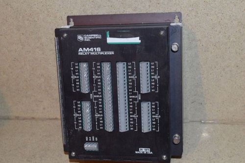 CAMPBELL SCIENTIFIC INC AM416 RELAY MULTIPLEXER LOT OF TWO   (CS1)