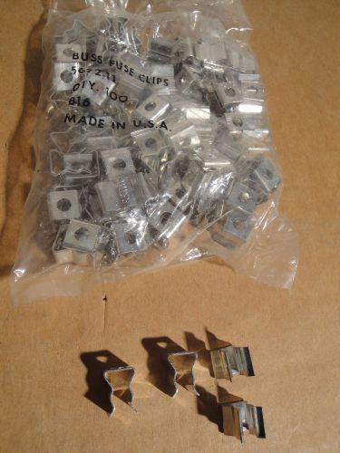 100 ea bussmann 3ag 3ab agc mdl 6x30mm fuse clips new in bag for sale