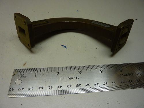 Andrew - WR75 Waveguide sweep H Bend - 3.5&#034; x 3.5&#034; - Dent tuned - Make an offer