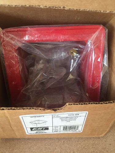 NEW~Edwards EST 757A-WB Integrity Fire Alarm, Surface Mount Weatherproof Box~Rd