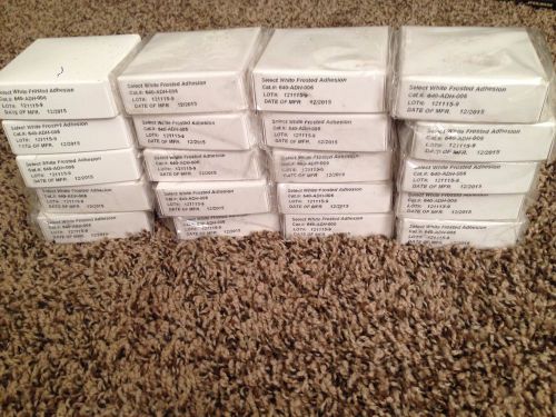 1,000 Microscope Slides (Select White Frosted Adhesion)
