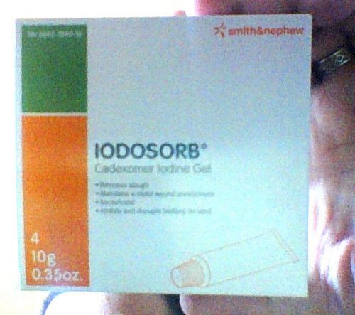 Smith nephew iodosorb cadexomer iodine gel -  10gr tubes - 5 total for sale