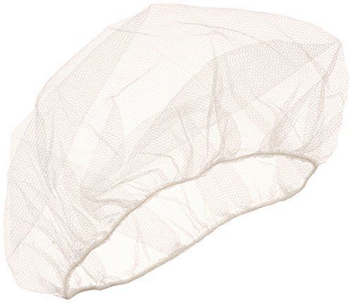 Superior HNNMW24 KeepKleen Nylon Mesh Hairnet, 24&#034; Length, White Box of 100