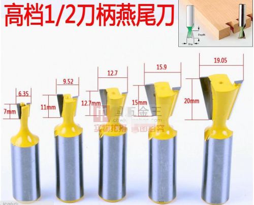 5pcs/set dovetail cutter woodworking engraving cutters tool