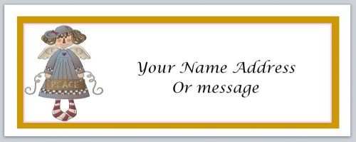 30 Personalized Return Address Labels Primitive Country Buy 3 get 1 free (c37)