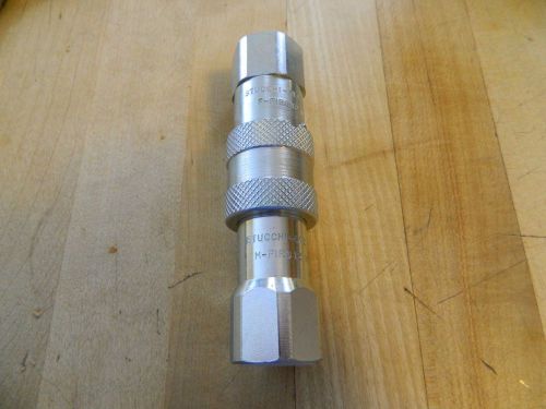 NEW, STUCCHI -F-FIRG12A  &amp; M-FIRG12 NPT, FIRG Flat Face Couplers