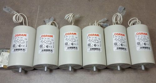 Lot of 6 osram Explosion-proof capacitors MF1 50-250, 4050300 154756