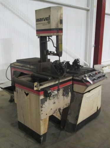 Marvel fully automatic vertical bandsaw - used - am13610 for sale