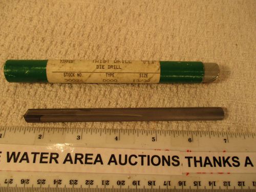 13/32&#034; Carbide Tip Die Drill, Spade, Precision Twist Drill Co. USA, PTD, # 30026