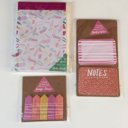 Target One Spot Note Sticky Page Flag Planner Stipe Lot Filofax Condren Kikki K