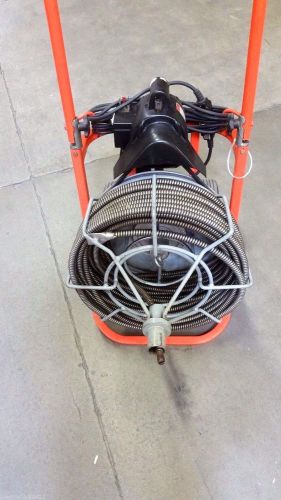 General plumbing snake 5/8 &#034;x 100&#039; easy rooter sewer drain snake commercial used for sale