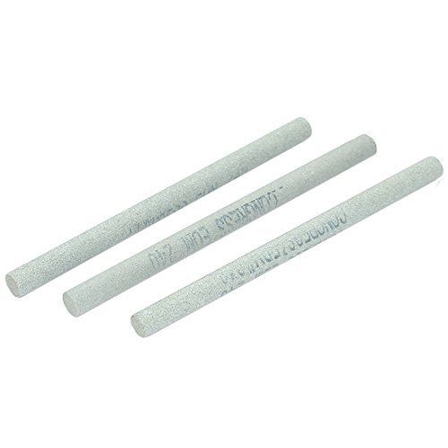 Uxcell? 240# abrasives round rod sharpening grinding oil stone whetstone 3pcs for sale
