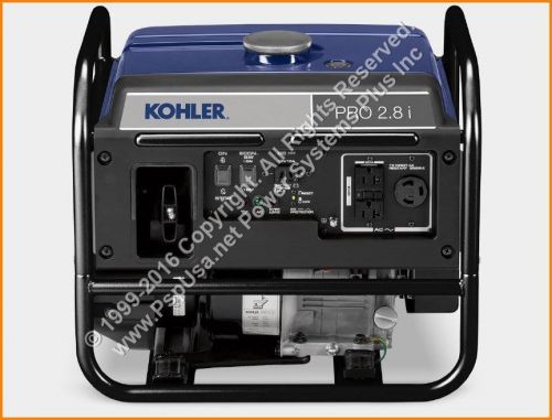 Kohler Gas Power PRO2.8i Generator 2.8kW Gasoline Portable Backup 120v 12v Honda
