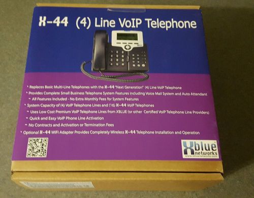 Xblue VOIP x-44 4 line small business phone system