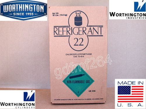 R22 Refrigerant 30 lbs R-22 30lb R 22 New Sealed AC HeatPump Refrigerator Freeze