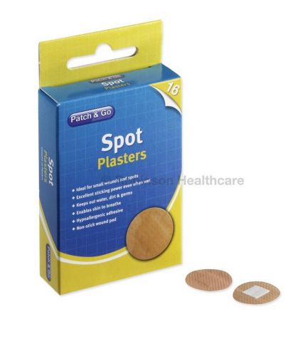 Patch &amp; Go Spot Plasters - Pack of 16 Assorted