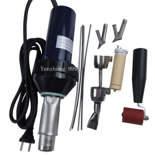 1600w plastic welder gun with 2*speed welding nozzle&amp;2 flat tip packed by carton for sale