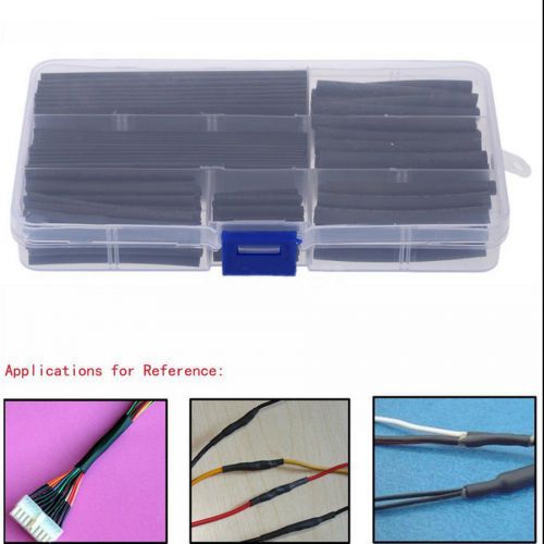 150pcs 2:1 halogen-free heat shrink wrap sleeving tube wire cable electrical kit for sale