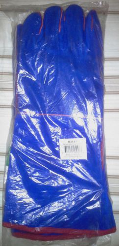 Deluxe Welders Gloves NEW - Grizzly Industrial H3157 Blue Leather Heat Resistant