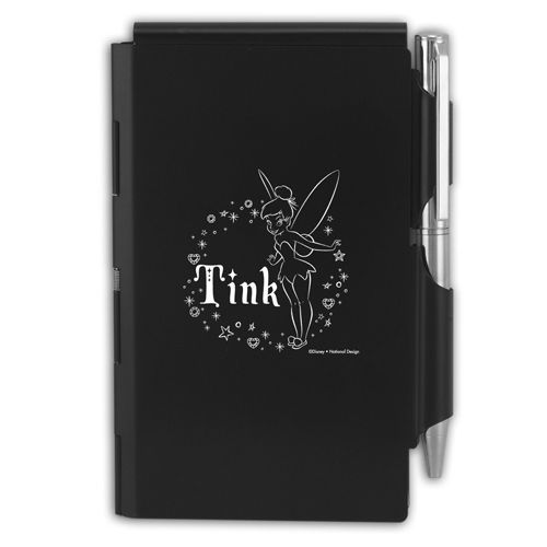 Pocket notes - mini engraved notepad with pen - disney - fairies - tinker bell for sale