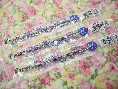 6 X Blue Pilot RFJ-GP-Fine ball point pen only refill for BPS 0.7mm ball pen