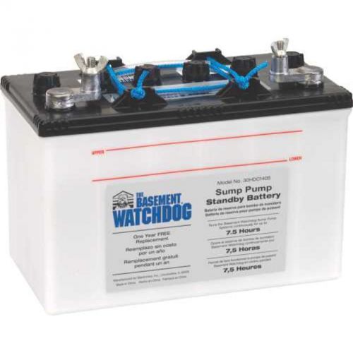 Standby battery  7.5 hours basement watchdog pumps and equipment 30hdc140s for sale