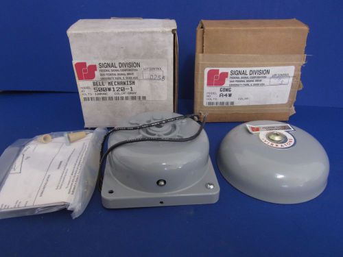 Federal Signal Division 500*120-1 Bell Mechanism w/ A4 Gong -NEW
