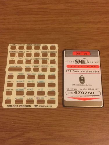 SMI DOT Construction Five Card for HP 48GX Calculator