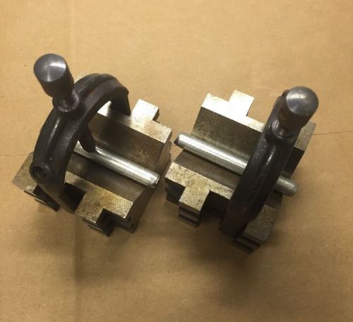 Two Starrett 568 V-Blocks and 2 Clamps may be matched?