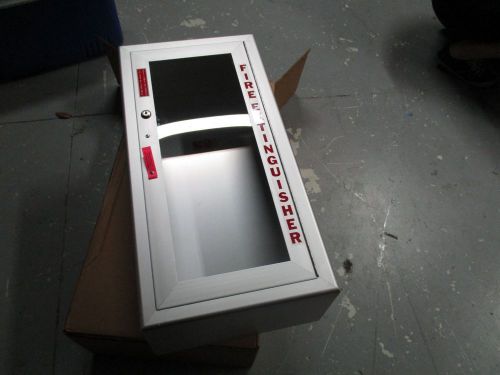 **new** larsen stainless steel fire extinguisher cabinet for sale