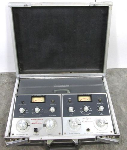 Vintage Audiometer Auricon By Audiotone Model AA-3 Hearing Tester