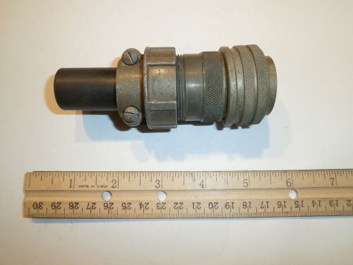 Used - ms3106a 24-19p (sr) with bushing - 12 pin plug for sale