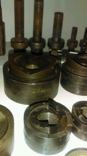 Antique vintage greenlee conduit/chassis knockout punches and more for sale