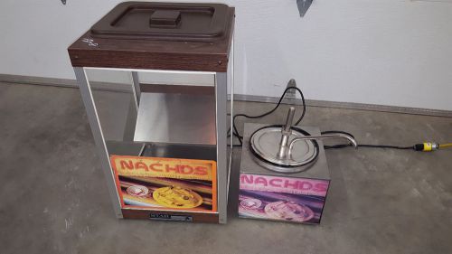 Vintage Star Nacho Heated Cheese Pump and Nacho Chip Warmer
