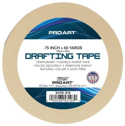 Pro Art 3/4-Inch by 60-Yards Drafting Tape 3/4-Inch by 60-Yard PRO ART