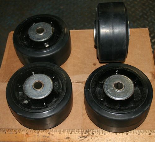 Caster wheels 6&#034; x 3&#034; (set of 4) for sale