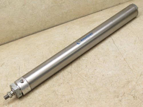 AMERICAN,   PNEUMATIC CYLINDER,   2&#034;   BORE   X   18&#034;   STROKE,  SWITCH READY