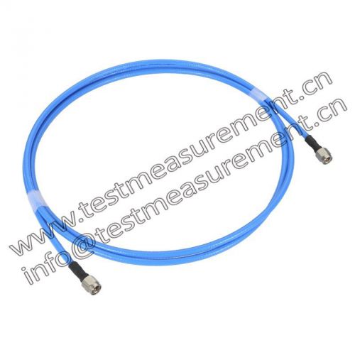 Huber+suhner multiflex 141 flexible microwave cable assebmly sma male connector for sale