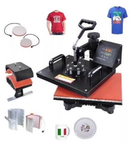 5 In 1 Heat Press Tshirts Mugs Plates Hats And Patches
