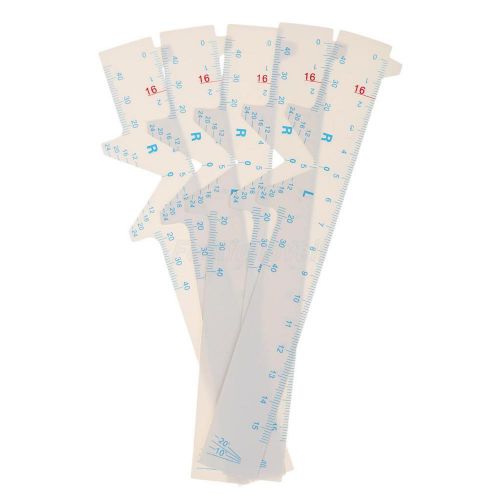 Beige dam board plastic optical pupil distance ruler ophthalmic pd ruler for sale