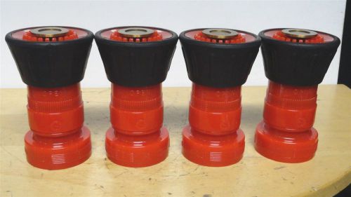 (4-new) * fire nozzle * spray nozzle, heavy-duty red plastic * hn-4-l * 1-3/4&#034; for sale