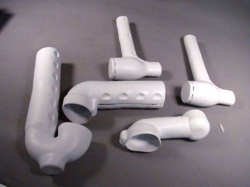 Mainline ML103EZ Molded Undersink Pipe Covers / P-Trap, 2 Angle Valve &amp; Supply