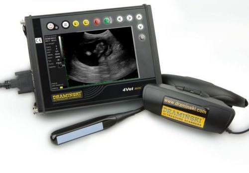 DRAMINSKI 4Vet mini Ultrasound  for small Animals and Horses w/1 Probe w Goggles