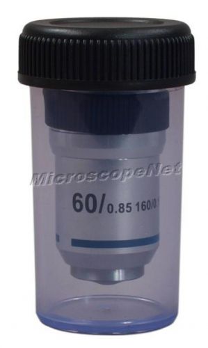 High quality 60x achromatic objective lens for compound microscope+storage case for sale